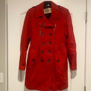 100% authentic preowned Burberry dress coat size 6